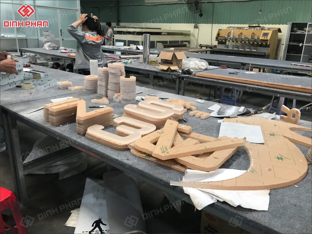 gia công chữ inox gia cong chu inox