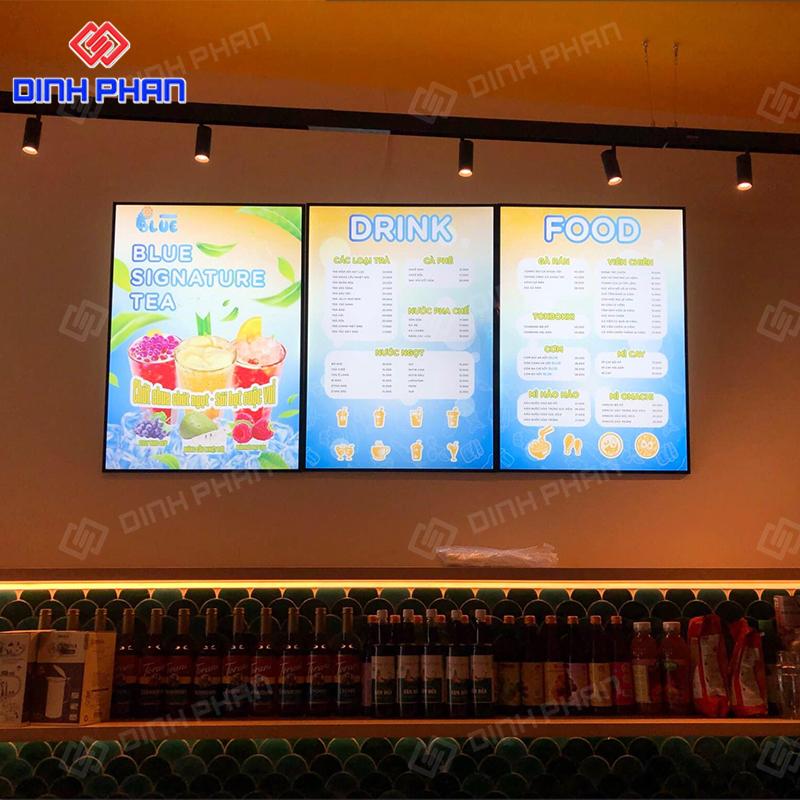hộp đèn siêu mỏng in uv