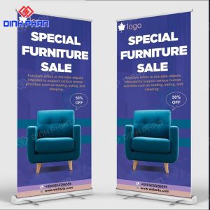 in standee quảng cáo nội thất