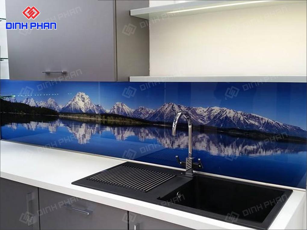 in tranh kính nhà bếp in tranh kinh nha bep