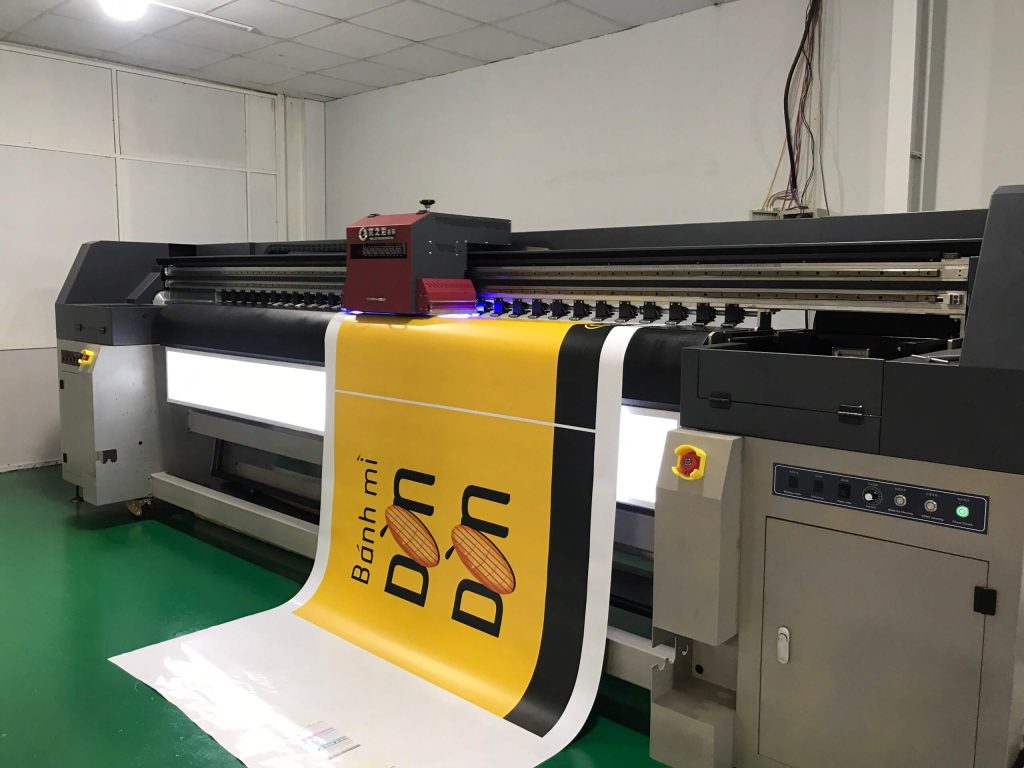 in uv cuộn cửa hàng bánh mì