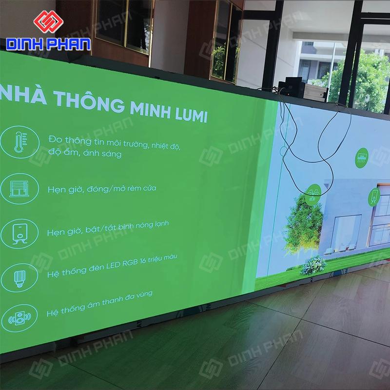 sản phẩm hộp đèn bạt không gân